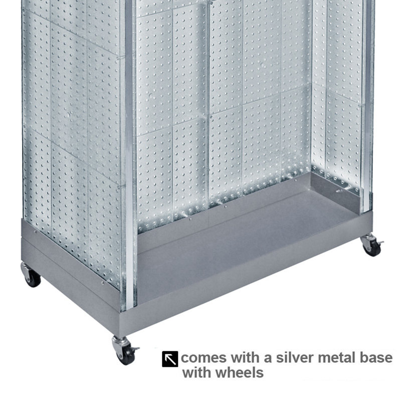 60" H x 36" W Plastic Pegboard