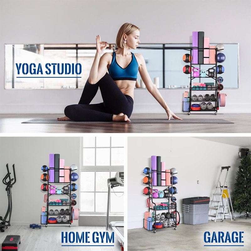 Nemanja Metal Floor Multi-Use Sports Rack