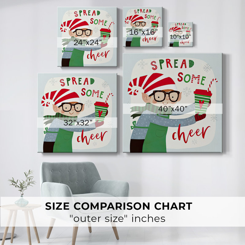 Santa's Foodtruck II - impression sur toile tendue