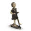Girl on Scooter Statue