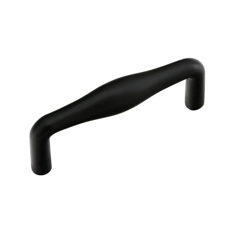 Dane 3.5" Center to Center Pull, Flat Black, 10"