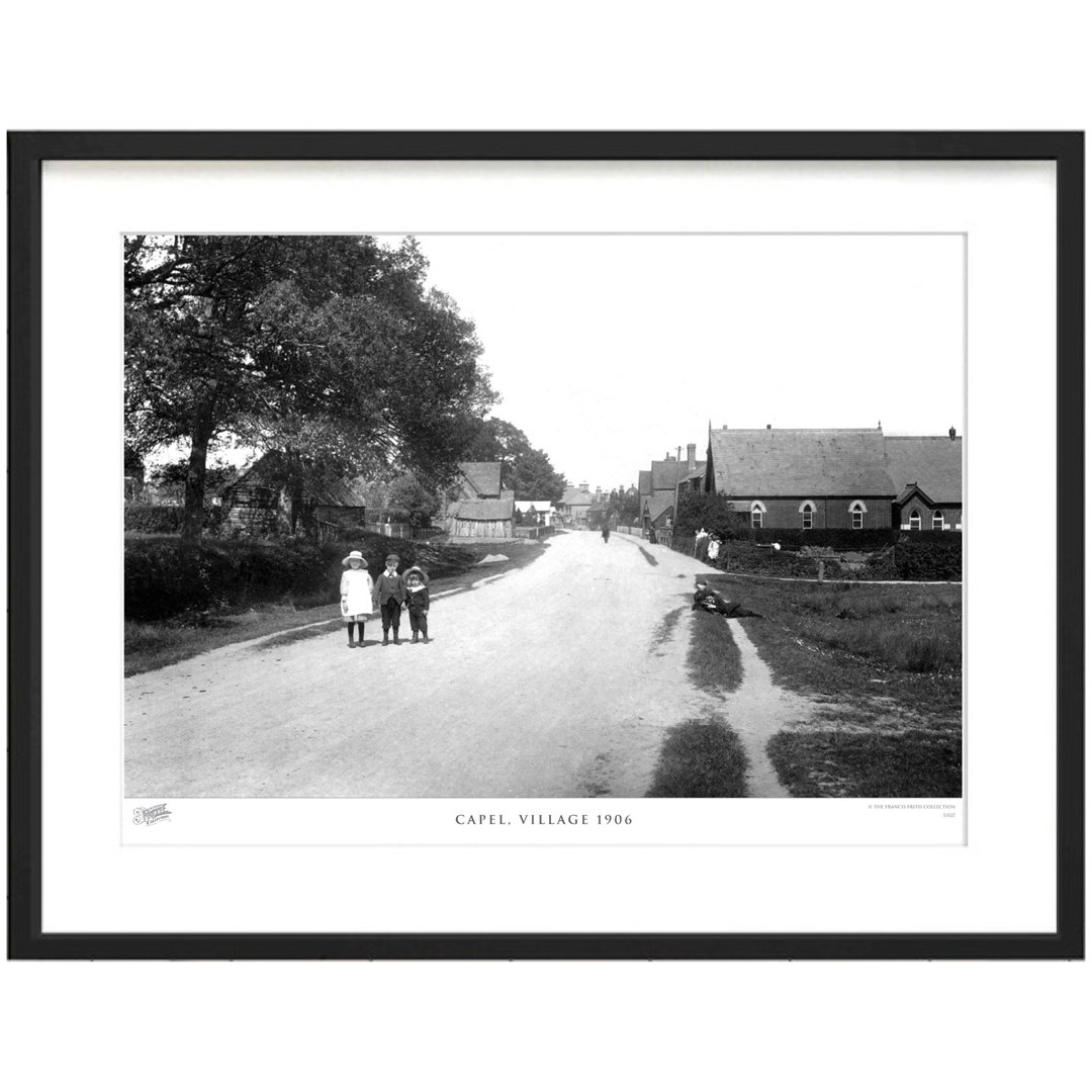 'Capel, Village 1906' by Francis Frith - Picture Frame Photograph Print on Paper