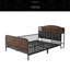 Structure de lit plateforme en métal avec lumière, lit en métal pour enfants avec tête de lit tapissier et rangement-1445576309-1445576298