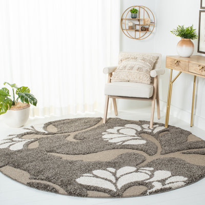 Chanhassen Shag Performance Floral Rug