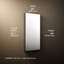 Maxstow™ Surface Mount Frameless Medicine Cabinet with 4 Fixed Shelves-1780600707