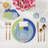 Colorblock Cotton Sateen Cocktail Napkins-122066953
