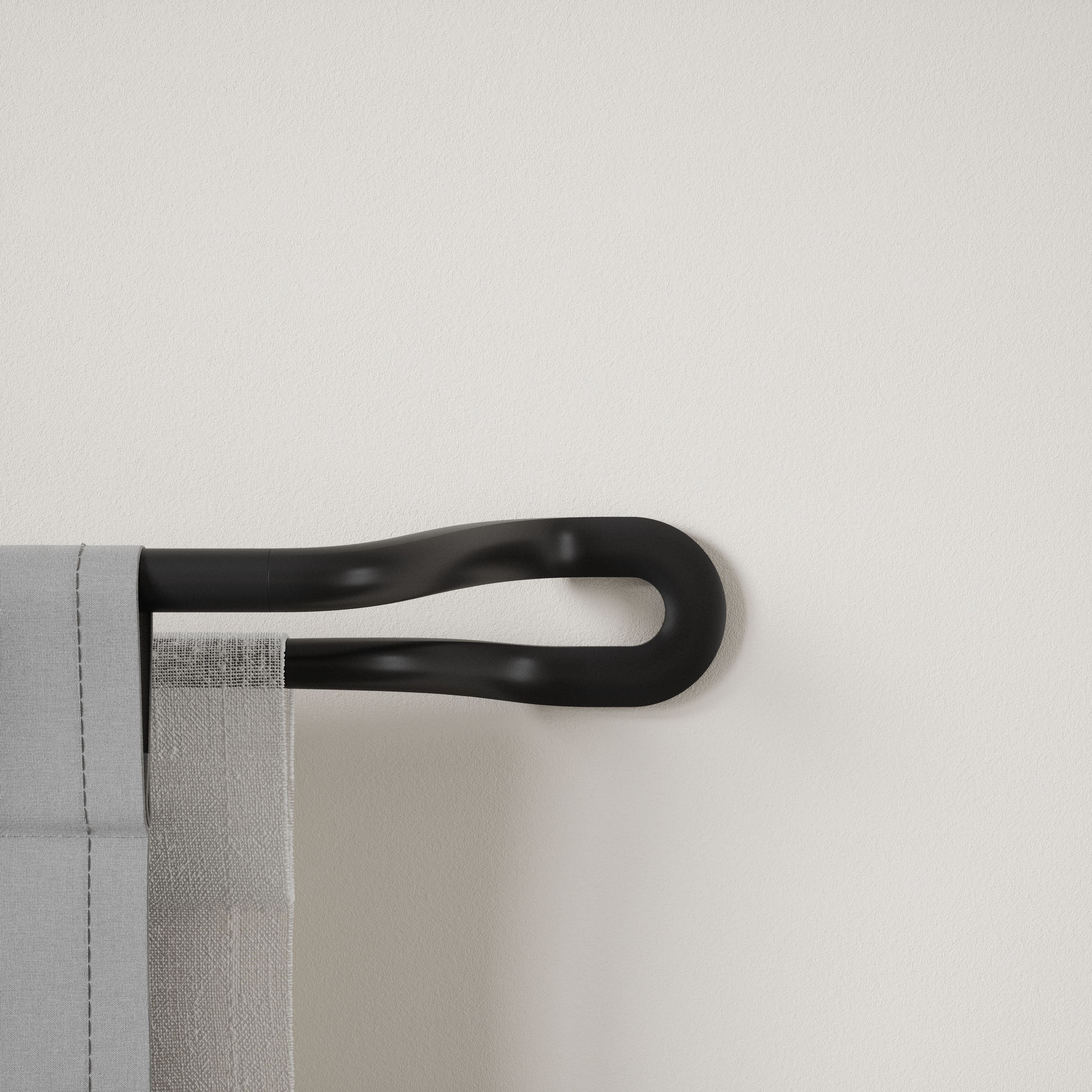 Generic Self-Adhesive Curtain Rod Bracket Drapery Hook Holders Fixing Rod  Holder Curtain Pole Wall Brackets Towel Rod(8 Pieces) @ Best Price Online
