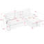Lit en chenille avec fonction escamotable, éclairage à DEL, hublots, porte-gobelets et lit polyvalent 3 places Smart Design-15160098