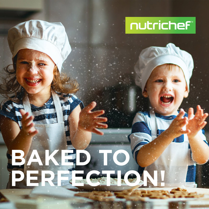 Nutrichef 3 Piece Non-Stick Steel Bakeware Set
