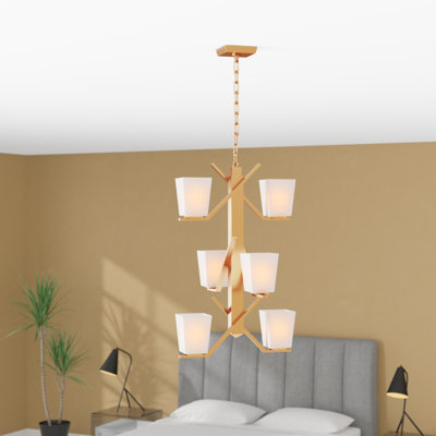 Lustree linéaire 6 lumières spoutnik modern Balogh
