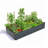 Severson Rectangular Open Bottom Metal Raised Garden Bed-1955182125