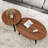 Nesting Coffee Table Set Of 2, Multi-Functional Side Tables For Living Room, Sofa, Bedside, And Office, Retro Rustic Design With Durable Iron Legs