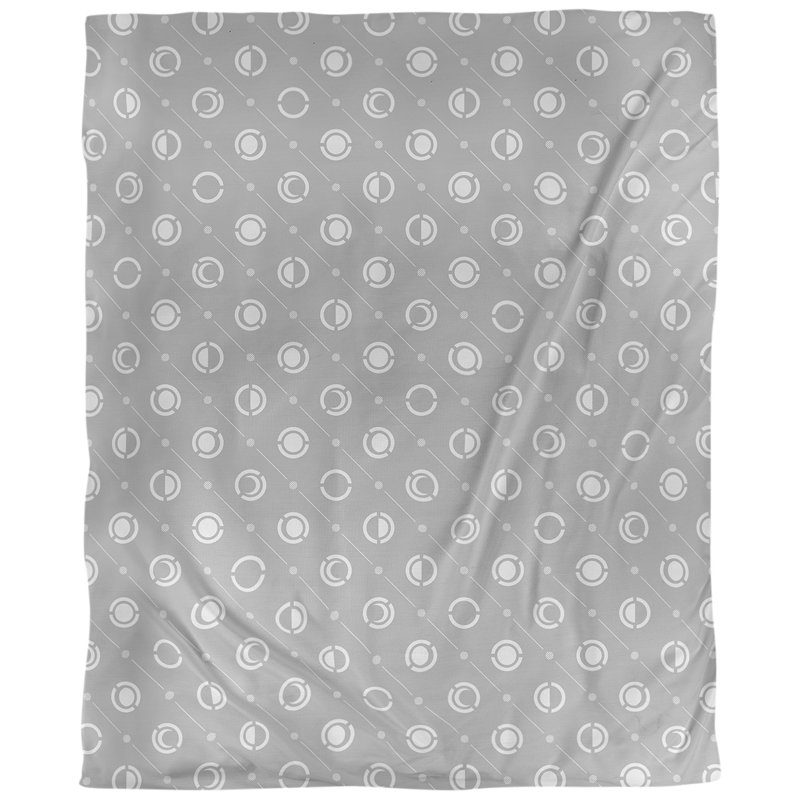 Tissu de phases lune, L 60 po x l 36 po, Polyester filé, gris