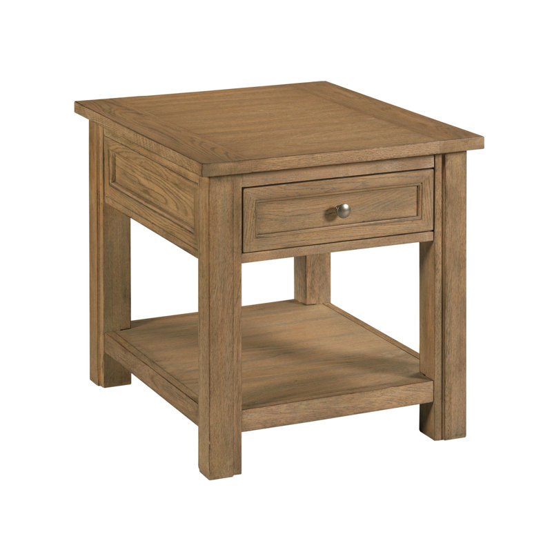 RECTANGULAR DRAWER END TABLE