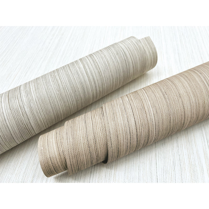 Rouleau de papier peint lisse L 27 pi x l 27 po , Gris