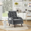 Chaise d'appoint et repose-pieds rembourrés