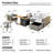 Niyanna Wicker 5 - Person Patio Conversation Set with Cushions-1257106740