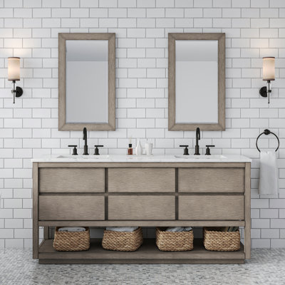 Ensemble de meuble-lavabo double 72 po Constanta