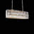 Spectra 15-Light Rectangular Crystal Chandelier - Chrome