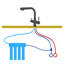 Hommix Berta 3-Way Tap (Triflow Filter Tap)-84361265