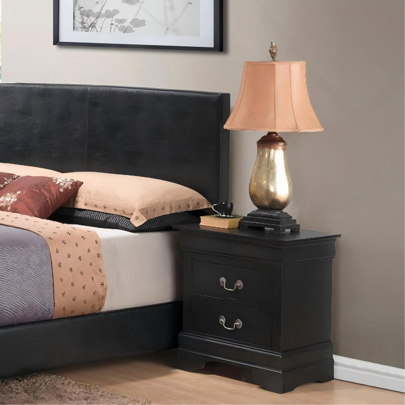 Chic Black Nightstand For Any Bedroom, Black