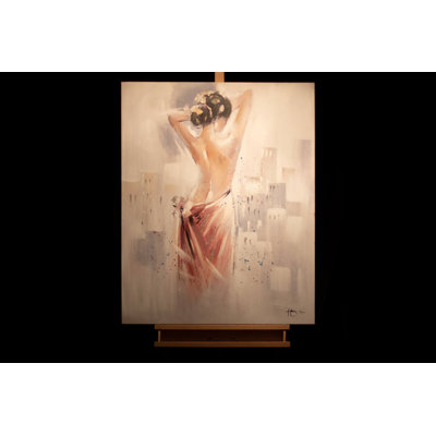 Hand -painted acrylic painting Señorita