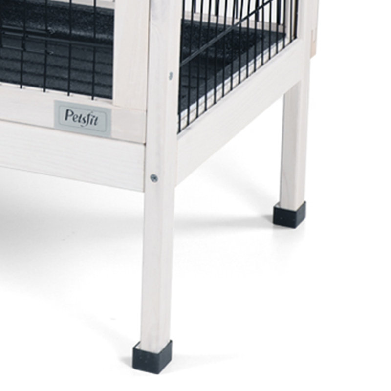 Deantre Small Animal Hutch, Red/White