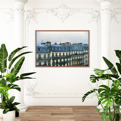 «Paris Rooftops 2» par Bryce Laurino - photographie à cadre flottant