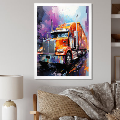 «Semi Truck Urban Warrior II», reproduction sur toile