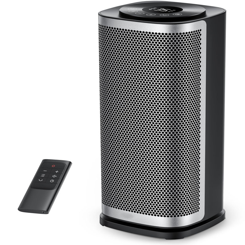Ivy Bronx 1800 BTU Electric Tower Space Heater and with Digital Display