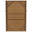 The Novogratz Polyester Geometric Living Room Framed Wall Art with Tan Layered Arch