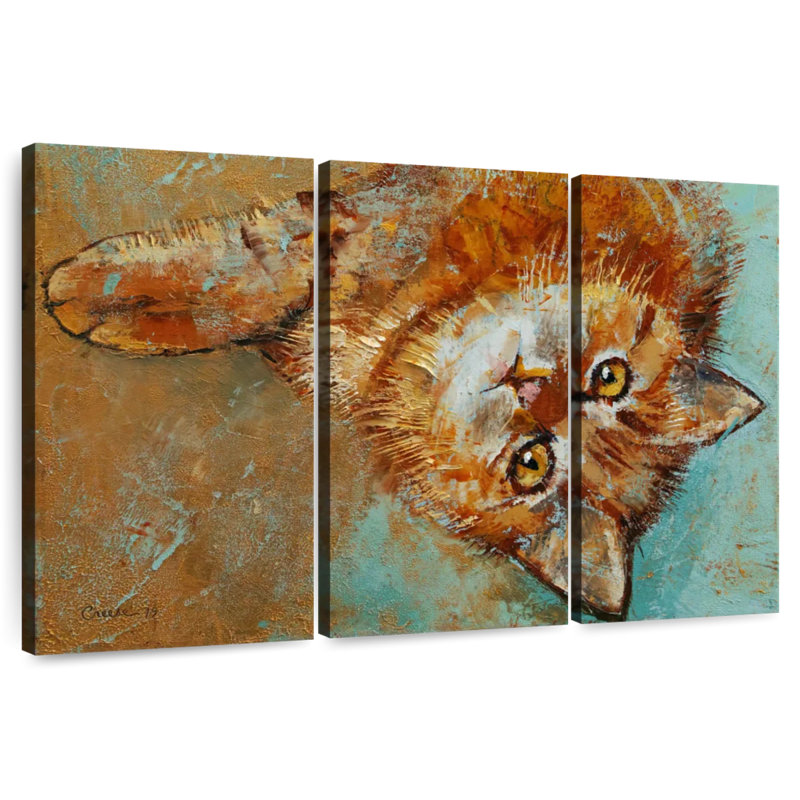 Brampt Little Tiger, 24" H x 38" W