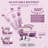 Gaming Chair With Cute Bunny Massage Lumbar Pillow Kids Ergonomic Computer Chair With Adjustable Headrest And Footrest-1206976483