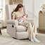Fauteuil inclinable manuel oscillant avec repose-pieds Venancia-666030766
