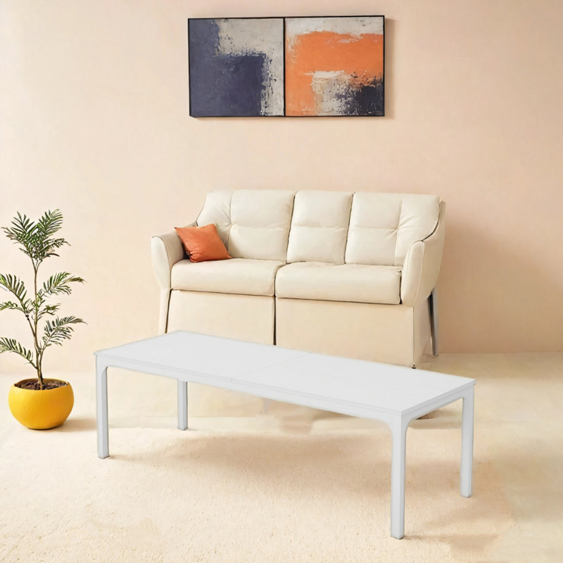 78.7-inch Home Office Dual-station Computer Desk, White