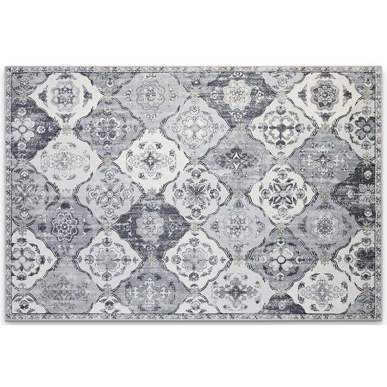 Lively Floral Rug Oriental Area Rug