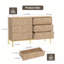 Commode double 6 tiroirs Pricillia