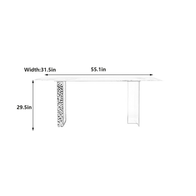 Fairlie, H 29,5 po x L 55,1 po x l 31,5 po