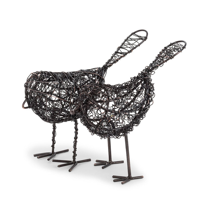 Statue d’oiseau debout Masham, H 5 po x l 5 po x P 2 po