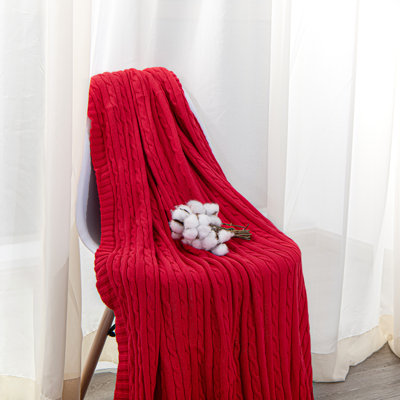 Knitted Throw Blanket