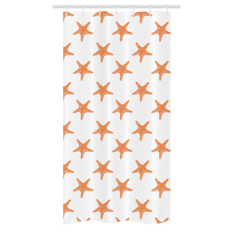 Shower Curtain with Hooks Included, 36" W x 72" L