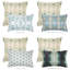 Coral Bay Pale Blue 22x22 Throw Pillow