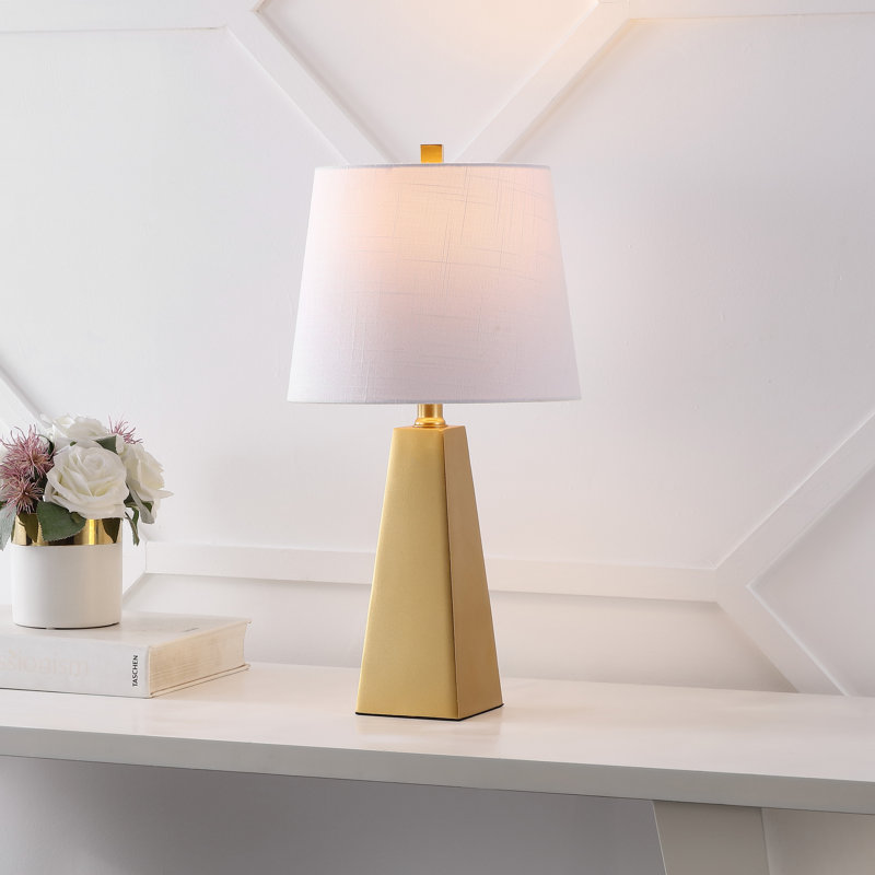 Florentia Resin Table Lamp, Gold Leaf