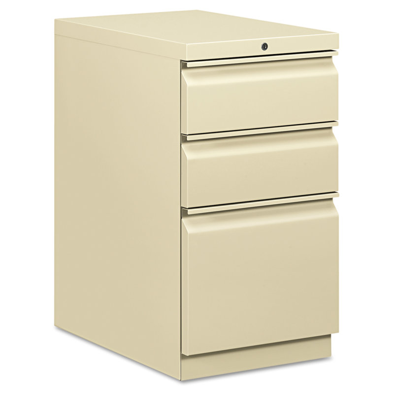 Putty Mobile 3-Drawer Lockable Filing Pedestal