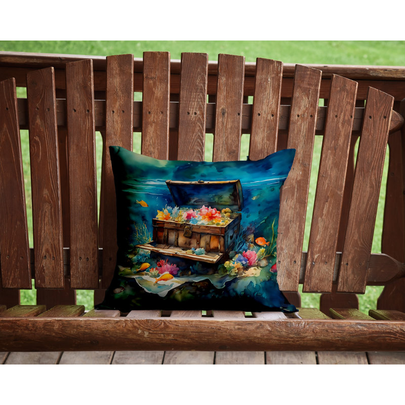 Coussin décoratif intérieur / extérieur Nautical, H 14 po x l 14 po
