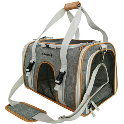 Collapsible Soft-Sided Crate with 2 Doors
