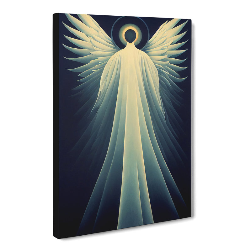 CAN-V0523-1453X Lone Angel - Wrapped Canvas Print, 60cm H x 40cm W x 3cm D