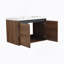 Ensemble de meuble-lavabo brun avec lavabo en résine 30 po et 2 portes-578595015