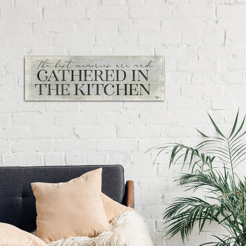 Gathered In The Kitchen by Mollie B. - Wrapped Canvas Panoramic Print, 30.48 cm H x 91.44 cm W x 3.175 cm D