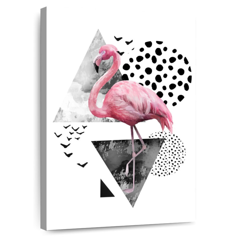Brampt Modern Flamingo, 30" H x 20" W